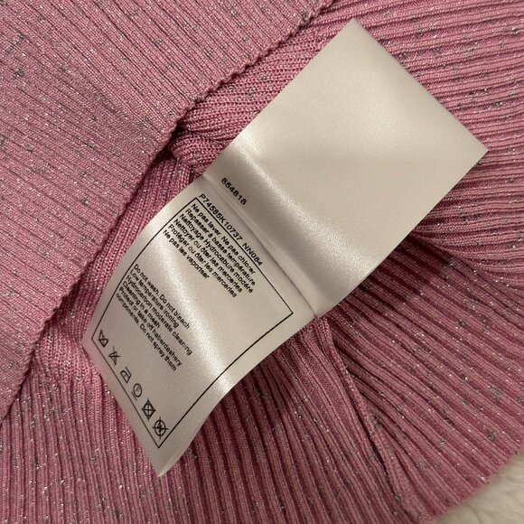 preloved chanel shimmer pink tank up SZ 40/L - Picture 4 of 7